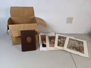 lot 300 image: Complete 8-Volume The Sacred Pageant of the Ages by J. E. Holley & 5 Prints - B