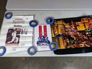 lot 366 image: Assorted Posters - Vegas, Paul Molitor MN Twins, 911 Heroes - B