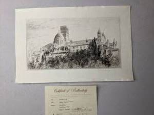 lot 433 image: SignedNumbered Etching, Angouleme by John Taylor Arms, 1924 - D