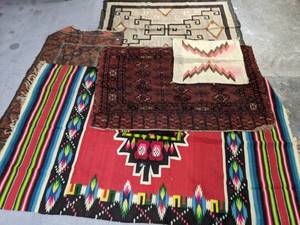 lot 359 image: Lot of (5) Southwest-Inspired Rugs - B