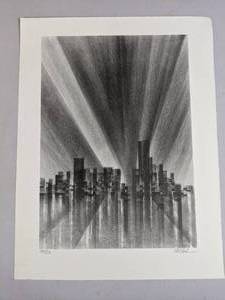 lot 440 image: SignedNumbered Lithograph Light & Shadow by Richard Aberle Florsheim - D
