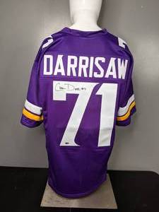lot 374 image: Minnesota Vikings NFL Football Autographed Jersey Christian Darrisaw - B