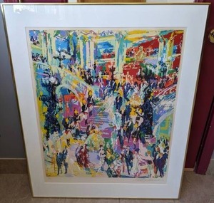 lot 431 image: SignedNumbered Artwork Le Grand Escalier De LOpera by LeRoy Neiman - D