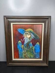 lot 413 image: Portrait of Don Quixote by Dan Wuthrich  - D