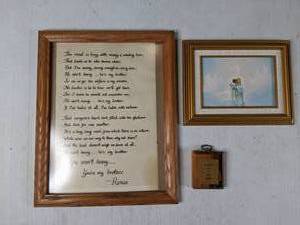 lot 485 image: Religious Wall Art and Home Decor - A