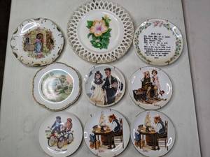 lot 488 image: Vintage Decorative Limited Edition Norman Rockwell Plates (5) and More Decorative Plates - A