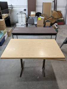 lot 508 image: Lot of (2) Multi-Purpose Use Tables - E