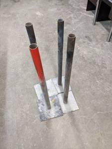 lot 514 image: Set of (4) Multipurpose Metal Tent Stands - E