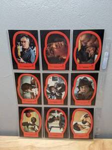 lot 124 image: Topps 1979 Rocky II Movie Vintage Sticker Card Set 22 Sticker Cards Sylvester Stallone - T