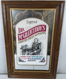lot 31A image: Vintage Dr. McGillicuddys Country Fresh Schnapps Bar Sign - N