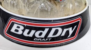 lot 37A image: Vintage Bud Dry Draft Beer Hanging Light - N