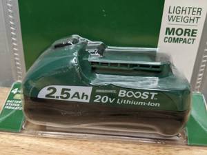 lot 55A image: Brand New Masterforce BOOST 20-Volt Lithium-Ion 2.5Ah Battery - T