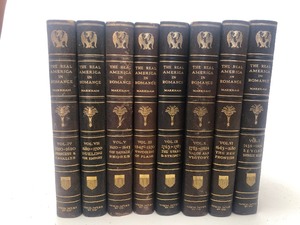 Set of 8 Large Antique Real America in Romance Hardcover Books