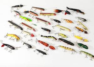 Lot of Vintage etc Muskie &amp other Fishing Lures