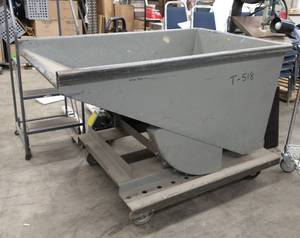 Nice clean steel dump hopper