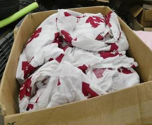Large box of approx 12 sets of Long Twin size sheets Minnesota Gophers