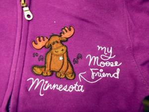 4 New Minnesota Moose Hoodie 61% cotton 39% polyester -  size S-M-L-XL