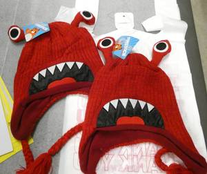 2 Red Crab stocking cap - Kids one size fits most