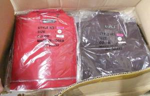 30 New womens shirt with collar - 14 Maroon Medium and 16 Red Medium - BAW Polyester