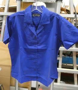 22 New womens shirt with collar - 11 Royal XL and 11 Navy Large
