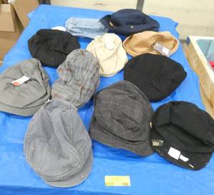 Lot of mens derby style hats