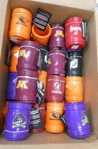 22 new can coolers with magnets on the side to attach to your vehicle when tailgating or your lawnmower when mowing