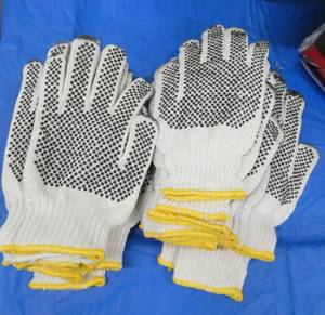 11 pair of grip gloves