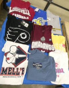 9 size Large adult t-shirts All New