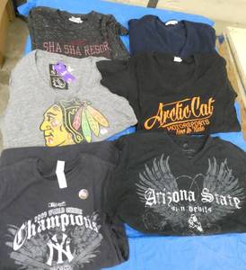 5 Womens size Medium adult t-shirts and one light sweater All New