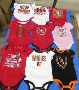 A bunch of outfits for your infant