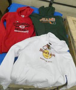3 New Adult small Hoodies