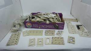 A Lot Full Of Miscellaneous Wall Switch Plates--White & Ivory Colored