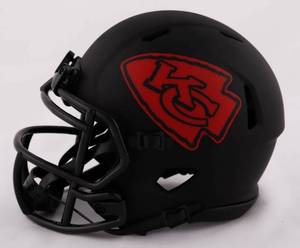 lot 18 image: Clyde Edwards-Helaire Signed Kansas City Chiefs Eclipse Alternate Speed Mini Helmet Beckett Hologram