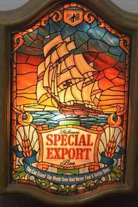 Heilemans Special Export Beer lighted ship sign