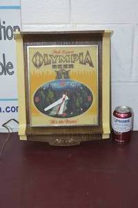 Olympia Beer wall clock