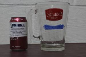 Schmidt beer two sided oversized beer mug