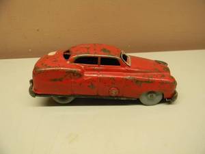 RARE - VINTAGE ALPS JAPAN PRESSMOBILE TIN WIND UP TOY CAR - AWESOME PIECE - APPROX 6 LONG - SEE PICTURES