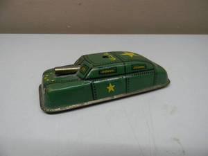VINTAGE ARGO U.S.A. TANK CAR USA TIN LITHO TOY - NICE - AWESOME PIECE - APPROX 4 - SEE PICTURES