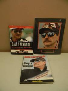 Dale Earnhardt THE INTIMIDATOR PICTURE WITH Remembering The Intimidator Book & Always a Champion Book - Great Collection - SEE PICTURES