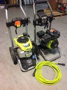 Lot of 2 RYOBI 2900 PSI 2.5 GPM Cold Water Gas Pressure Washer Customer Returns See Pictures