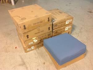 Lot of 8 boxes of outdoorpatio Cushion nt used&nbsp Customer Returns See Pictures