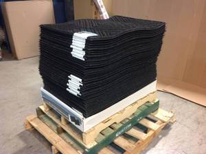 Lot of 50 TrafficMaster Diamond Gem 24 in x 36 in Charcoal Door Mat Customer Returns See Pictures