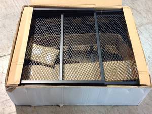CURT 60 x 24 Black Steel Basket Cargo Carrier (Folding 2 Shank, 500 lbs.) Customer Returns See Pictures