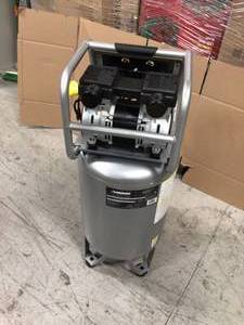 Husky 20 Gal. Vertical Electric-Powered Silent Air Compressor Customer Returns See Pictures