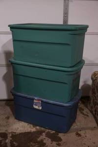 storage bins with lids