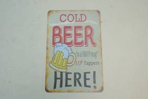 metal sign