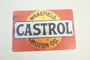 metal sign