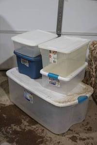storage bins with lids