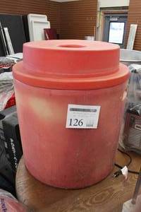 lot 126 image: Plastic Event Cooler with Lid