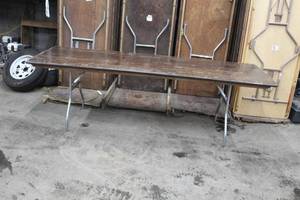 lot 142 image: 8 Folding Conference Table